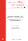 FOOD AND DRUG LAW JOURNAL]